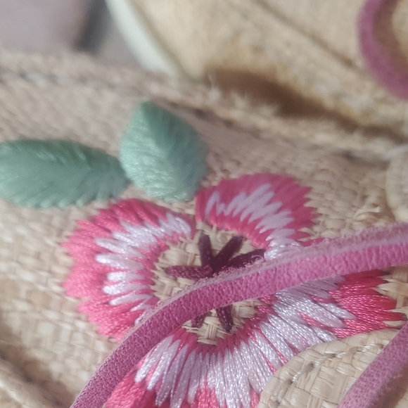 Sperry Straw Woven Top Siders with Floral Embroidery, 8 - Picture 3 of 3